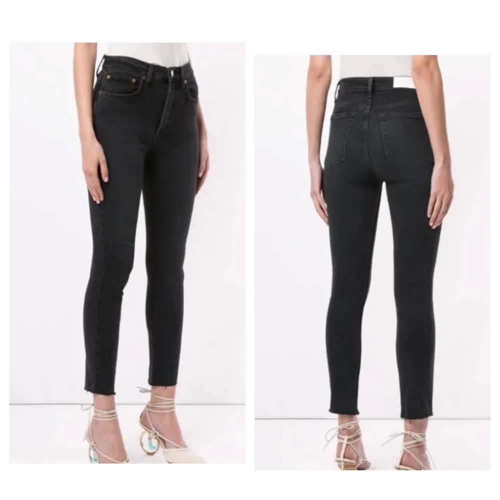Re/Done 90’s High Rise Ankle Crop Jeans sz 28